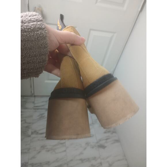 Sorel Hi-Line Heel Chelsea Boot Umber/ceramic color Women Size 10 Chunky Winter - Picture 4 of 9